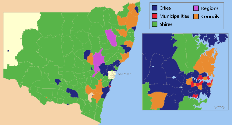 Types of Council across NSW