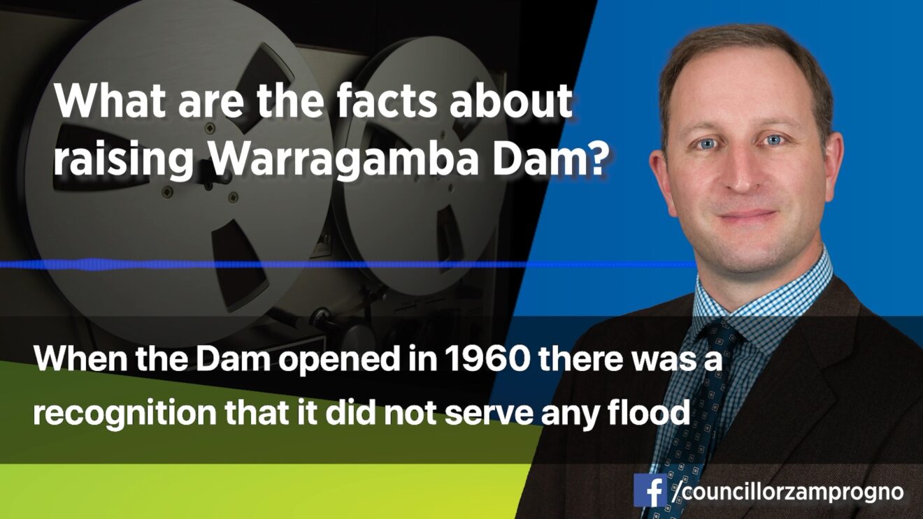 What are the facts about raising Warragamba Dam?