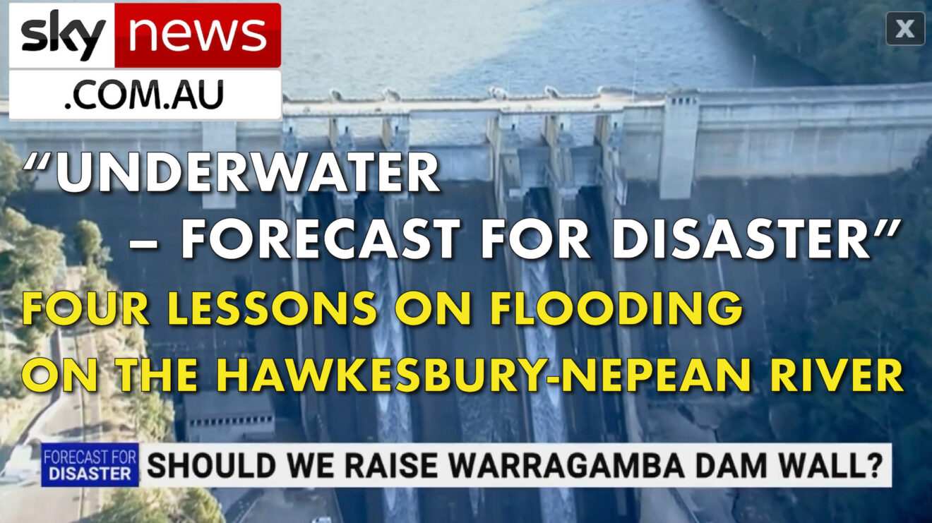 Sky News Australia special report into flooding on the Hawkesbury-Nepean River