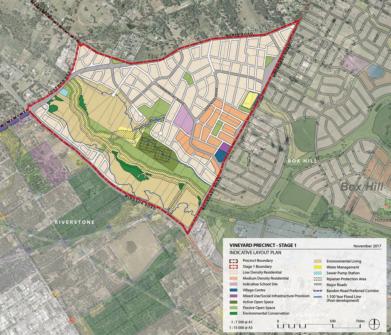 Councillor Nathan Zamprogno The Family Home Flooded Because They Live   Vineyard Indicative Layout Plan Map Crop 