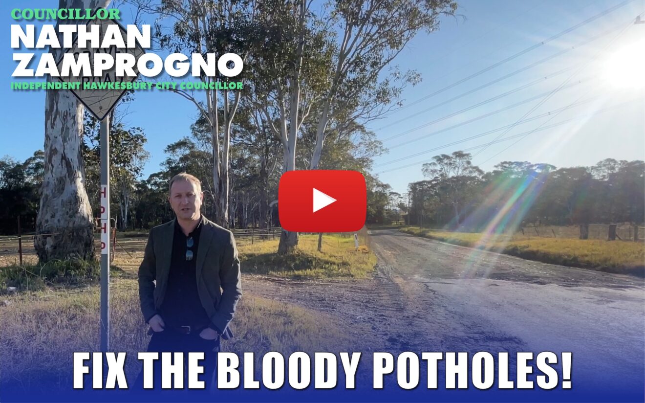 Fix the bloody potholes!