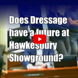 Dressage at Hawkesbury Showground
